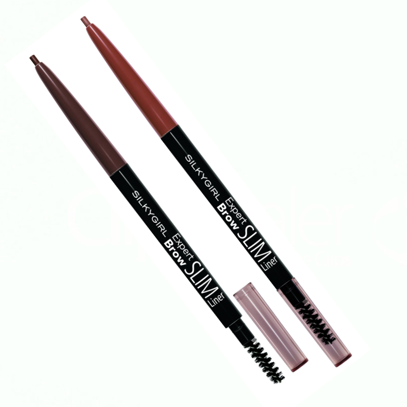 silkygirl expert brow slim liner 02 brown by silkygirl expert brow slim liner 02 brown by