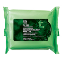 The Body Shop Tea Tree Cleansing Wipes The Body Shop Tea Tree Cleansing WipesThe Body ShopMakeup Remover Favful