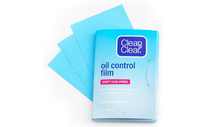 Clean clear blotting paper