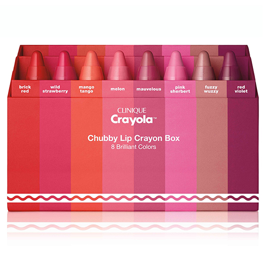 Clinique Crayola Chubby Stick in Crayon Box in 8 Brilliant Colors